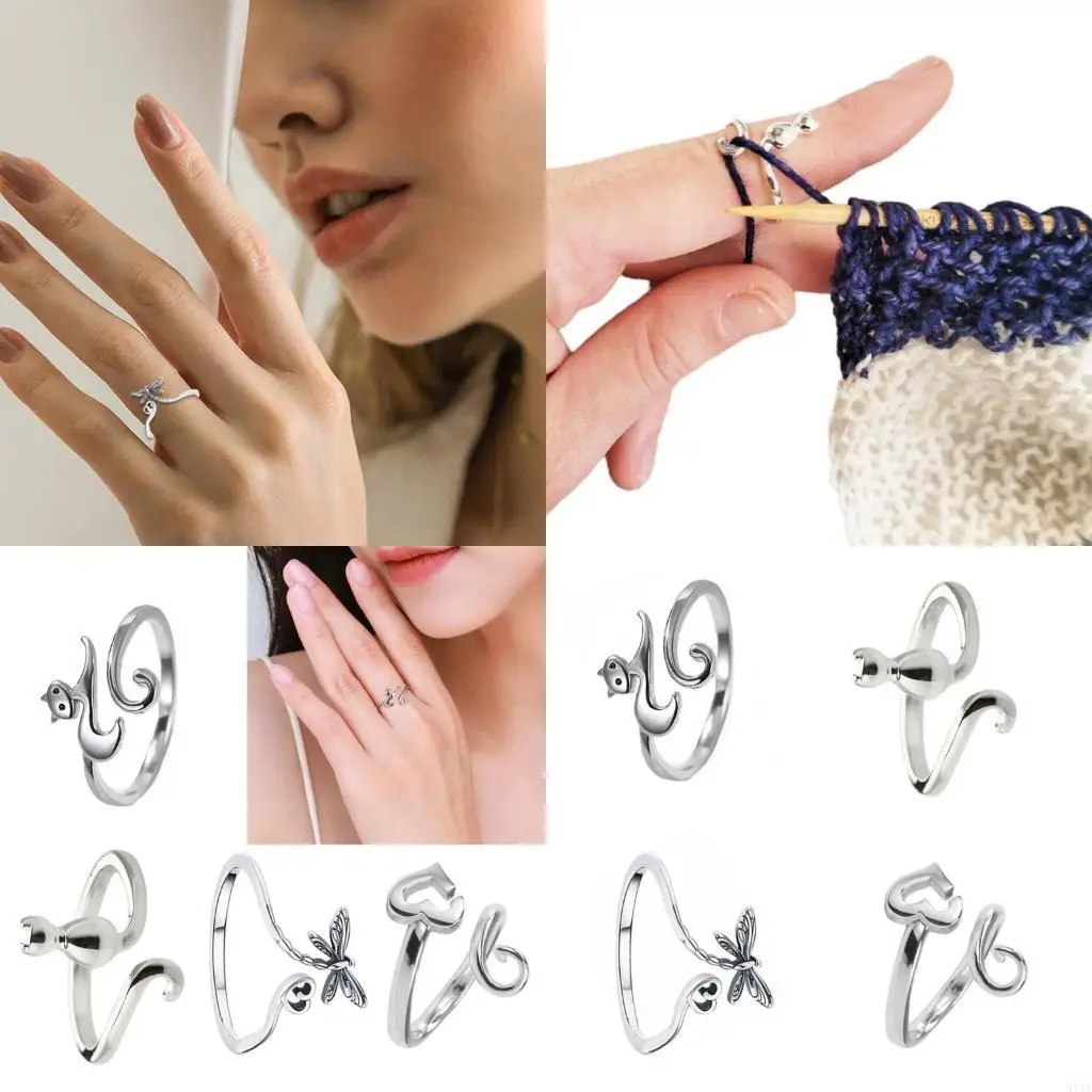 91AF 91AF 10pcs Crocheted Rings Yarn Tension Rings Adjustable Knitting Loop Crocheted Tool for Hand Weaving Crochet Supplies - Aliexpress Deal
