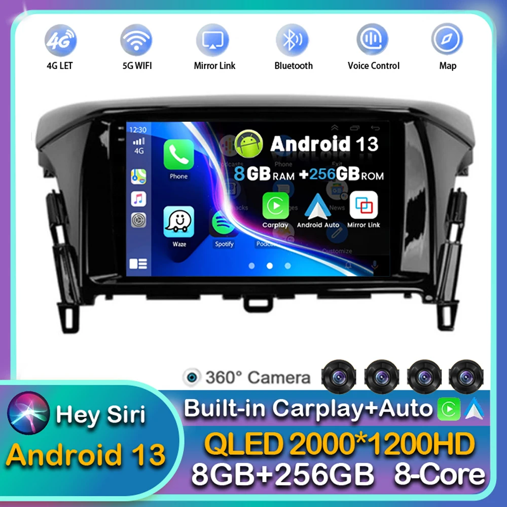 

Android 13 Carplay Auto WIFI+4G Car Radio For Mitsubishi Eclipse Cross 1 2017-2021 Multimedia GPS Player Stereo 2din Head Unit