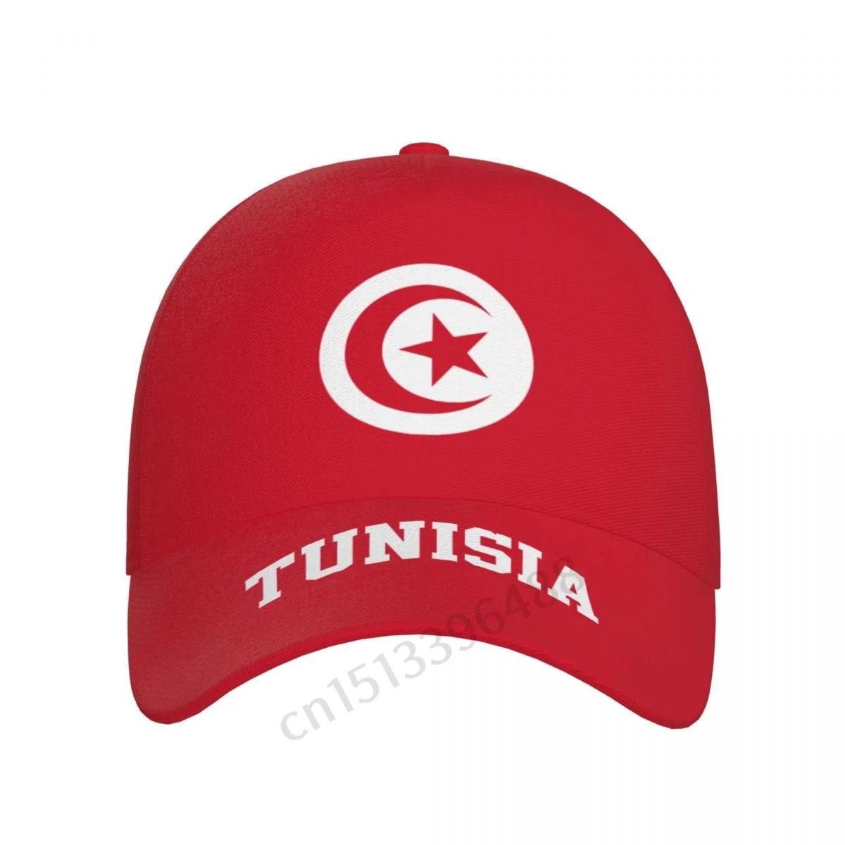 Tunisia Flag 3D Soccer Hats Sun Baseball Cap Breathable Adjustable Men Women Outdoor Fishing Hat