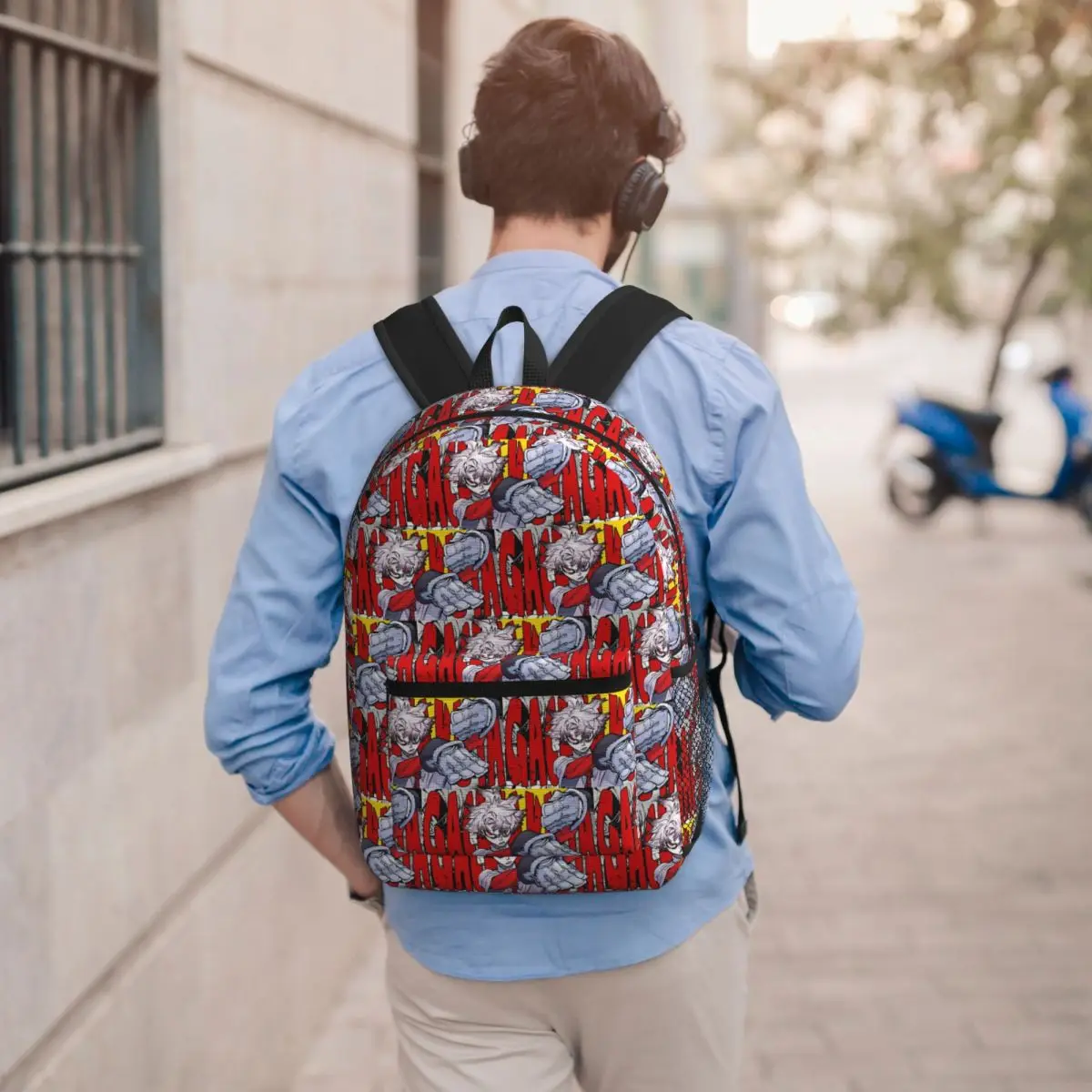 Otaku Autumn Gachiakuta Backpack Student BookBag Kids School Bag Computer Shoulder Bags for Men Women
