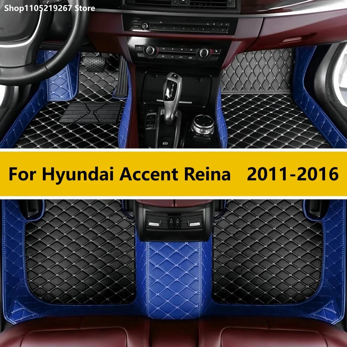 

Custom Car Floor Mats Fit For Hyundai Accent Reina 2011 2012 2013 2014 2015 2016 Floor Mat Car Mat Accessories Interior