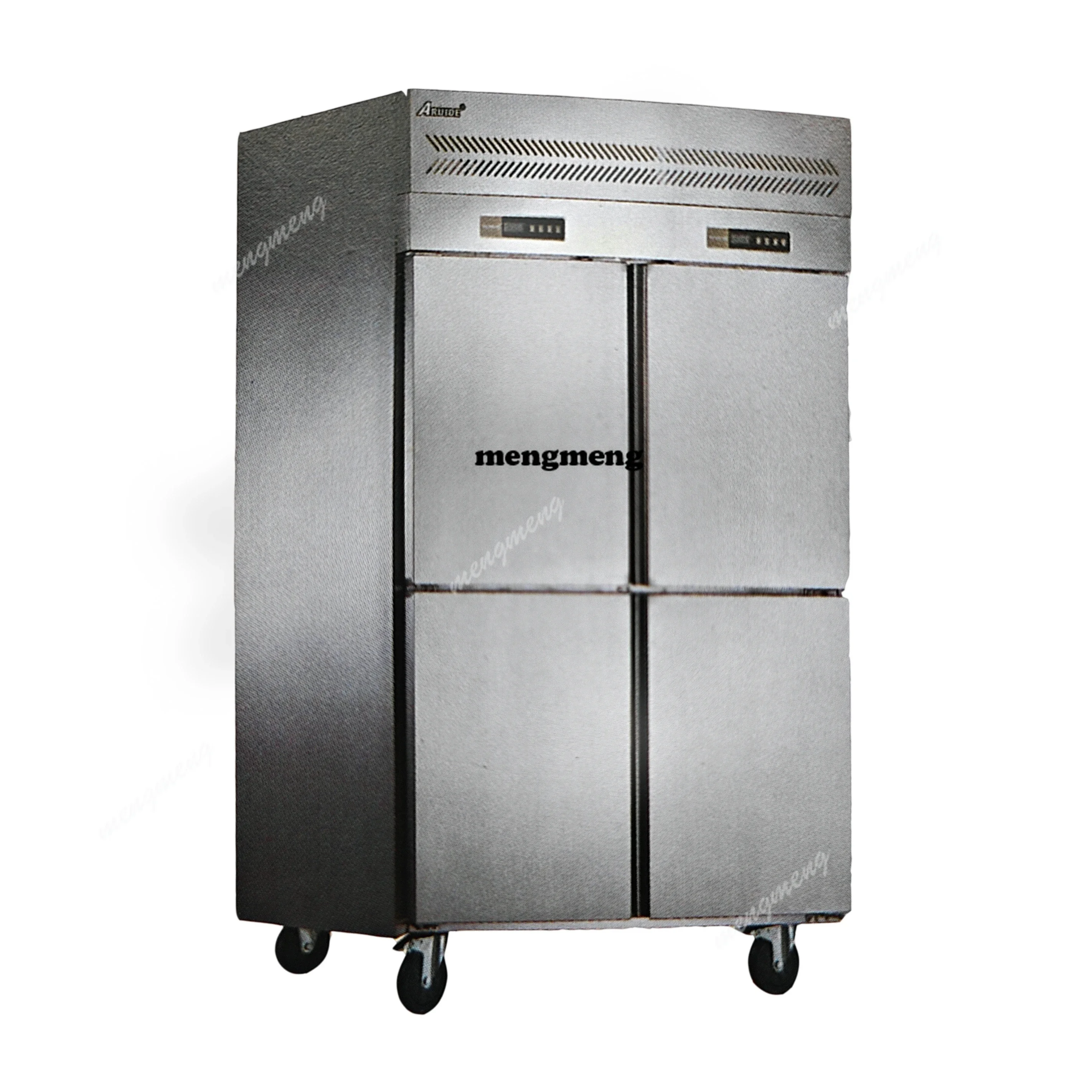 Four-door Commercial Refrigerator Dual Temperature Refrigeration And Freezing Vertical Fresh-keeping Kitchen Four-door Freezer