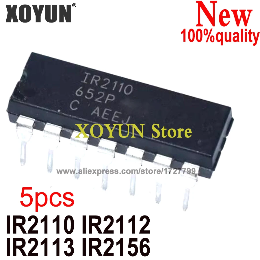 (5piece) 100% New IR2110 IR2112 IR2113 IR2156 DIP-14 IR2110PBF IR2112PBF IR2113PBF IR2156PBF