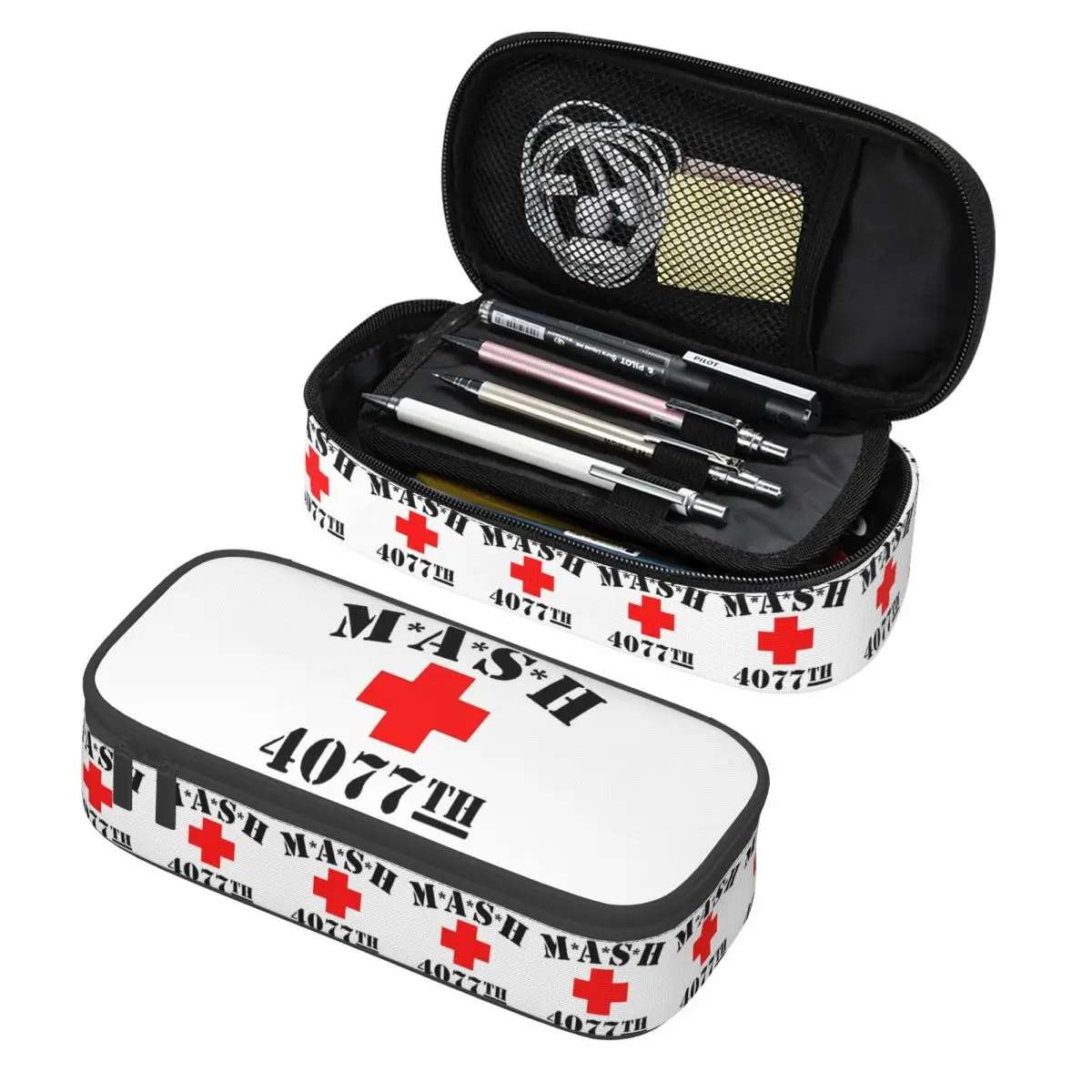 

Mash 4077 Pencil Cases Pencil Pouch Storage Stationery Supplies Big Capacity Pen Box Pencil Bag for Kids