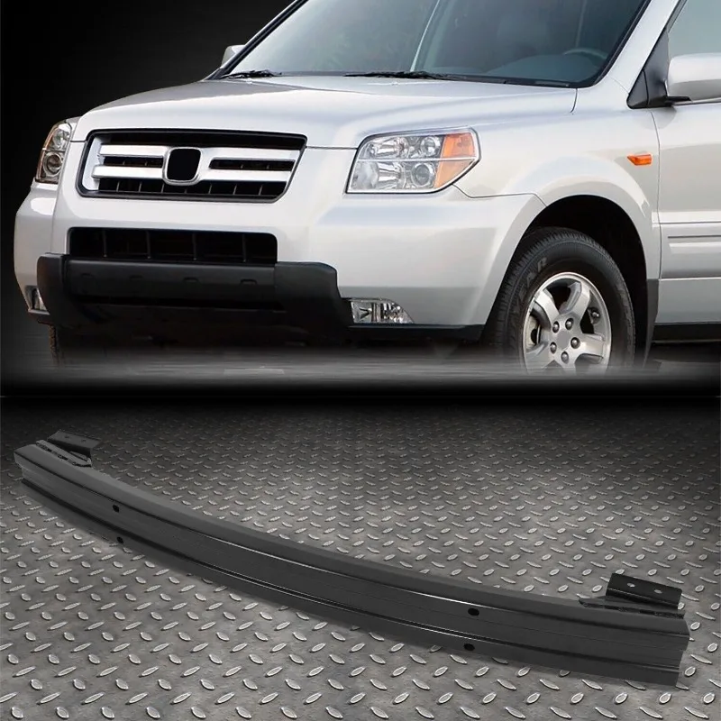 

US For 2003 2004 2005 2006 2007 2008 Honda Pilot OE Style Black Steel Front Bumper Reinforcement Impact Bar