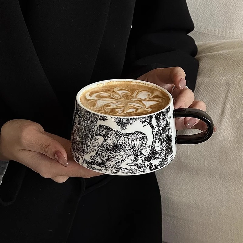 

Кофейный сервиз, фарфоровая чашка для чая, керамическая кружка, блюдце, роскошная посуда, европейский турецкий японский дизайн, чашка для послеобеденного чая