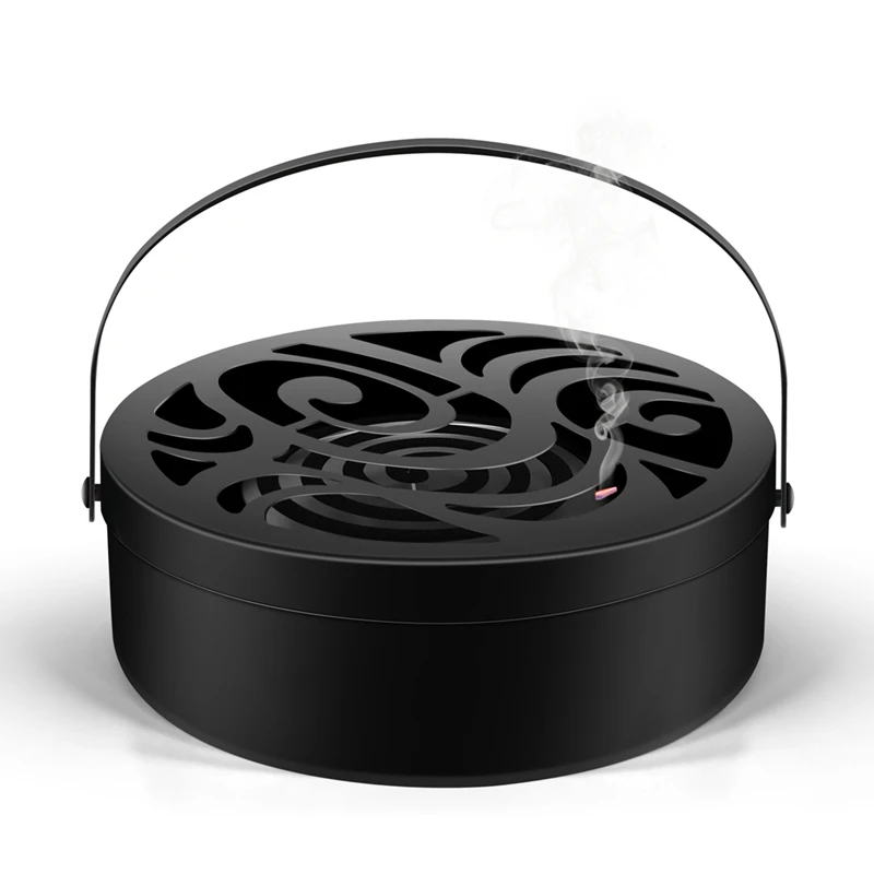 

Hot Metal Portable Mosquito Coil Holder,Household Mosquito Repellent Box,Classical Design Portable Mosquito Coil Holder