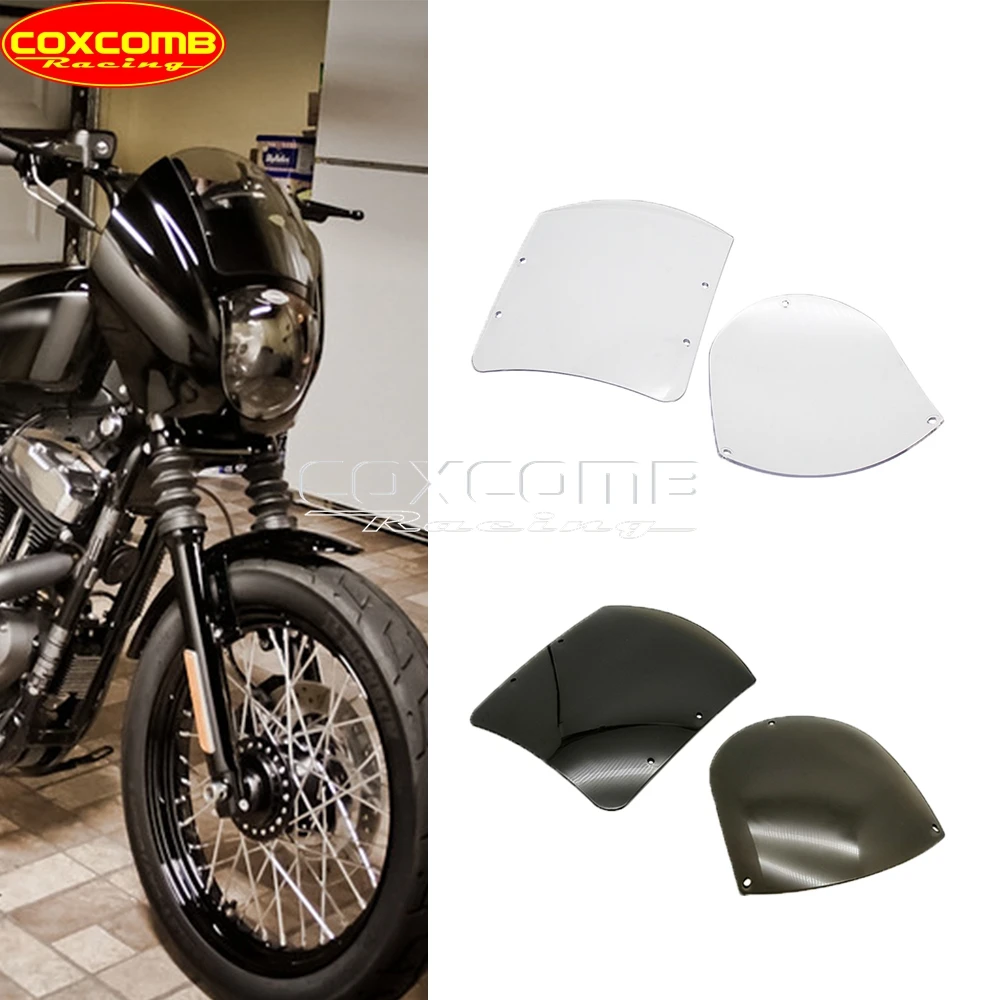 Picture 3: Motorcycle Windshield Wind Deflector Windscreen For Harley Dyna Super Glide Low Rider FXDL Custom FXDC FXDX FXD Quarter Fairing