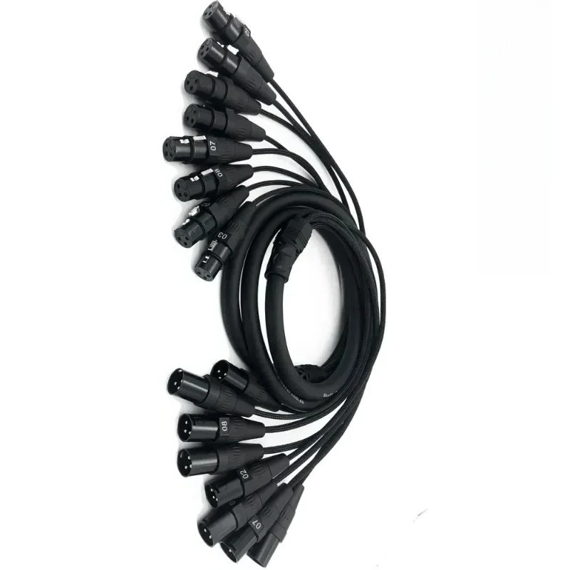Oem8 10 12 16 24 32 Channels  30 50 100 Meter  Audio Signal Stage Snake Cable Management