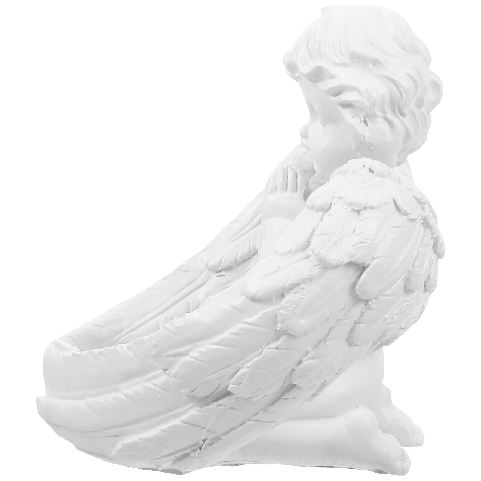 

Angel Wings Resin Holder Simulated Design Lightweight Decorative Stand for Table Centerpiece Decoration