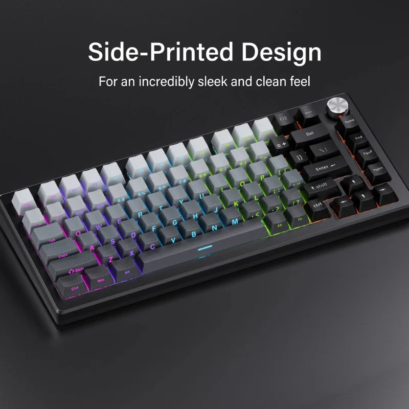 Oem Highly Personalized Themed Keycaps Pbt Two-Color Injection Molded Material Side Engraved Translucent Workmanship Keycaps