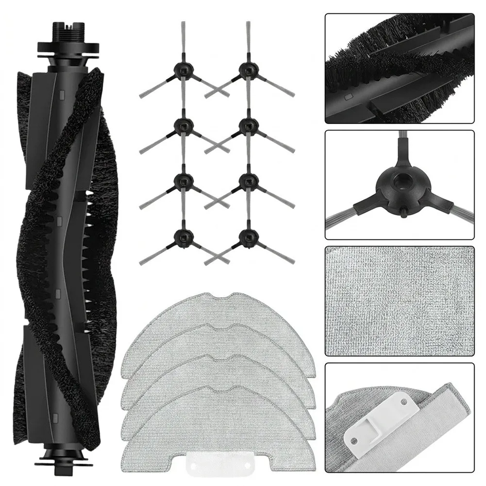 Mop Cloth Pads Cleaner Accessory Kit For Pet Owner Households Deep Cleaning Solution Easy Installation Vacuum Brushes