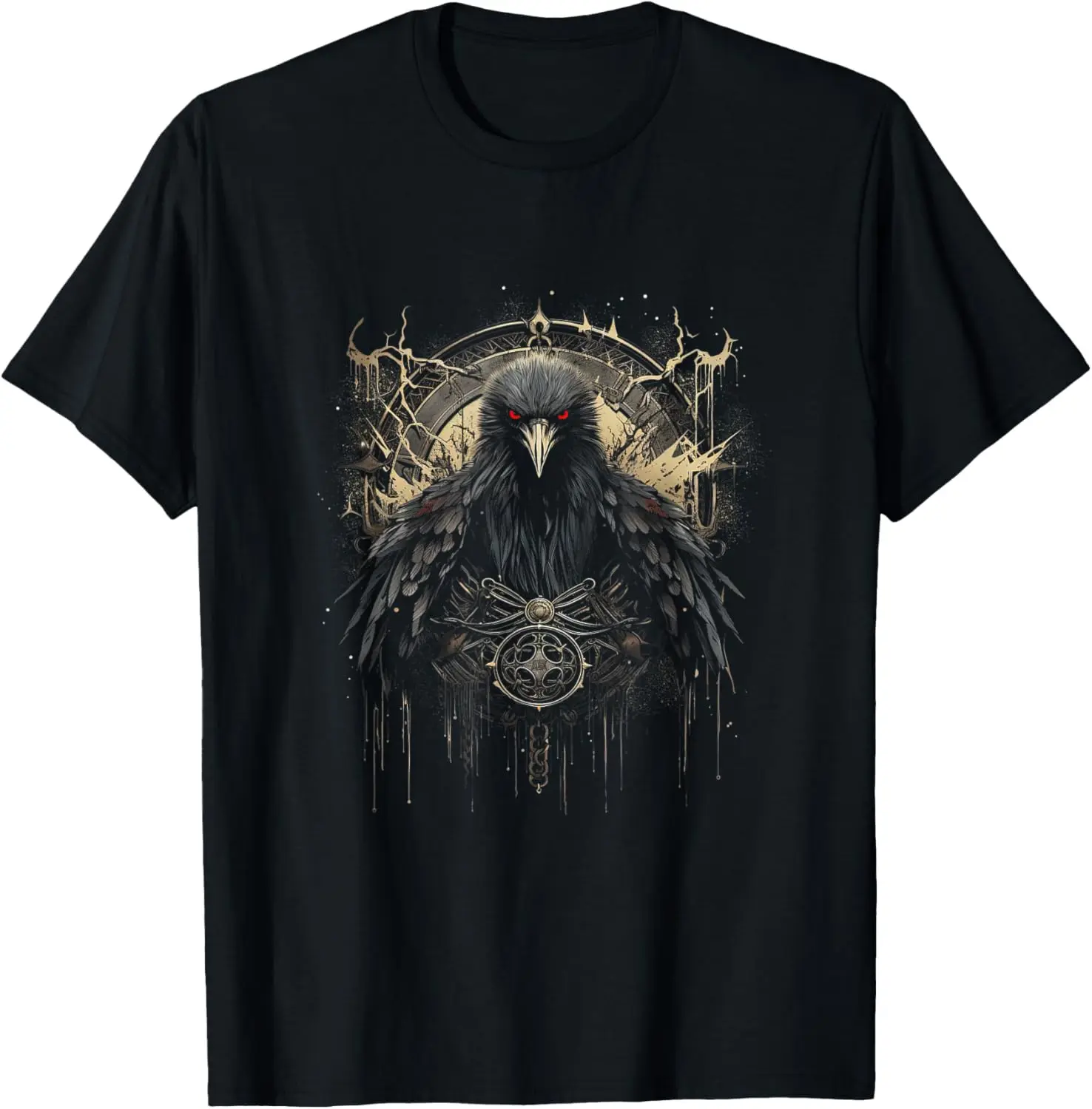 

Odin Raven Celtic Nordic Warrior Valhalla Pagan T-Shirt 100% Cotton O-Neck Short Sleeve Summer Casual Mens T-shirt Streetwear
