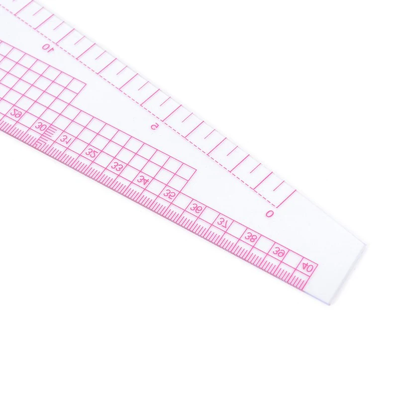 Righello per cucire curva francese multifunzione 6501 in plastica misura righello su misura che fa abbigliamento strumenti per righello piegato a 360 gradi