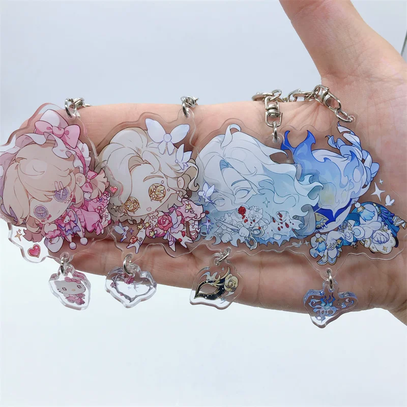 لعبة الهوية VQi Shiyi Ivy Emma Woods ملحقات سلسلة المفاتيح التأثيرية هدية قلادة كرتونية #3