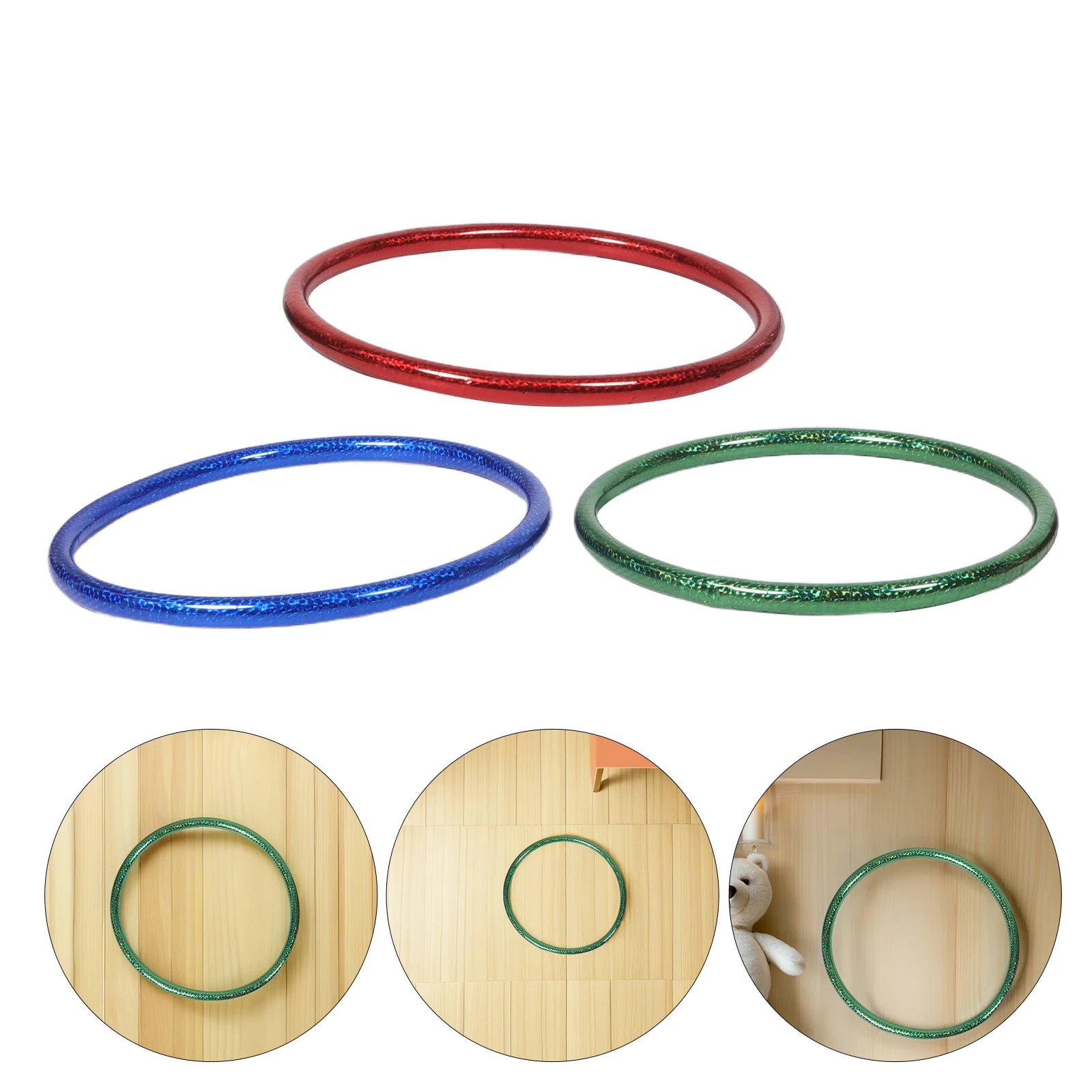 

3pcs Colorful Exercise Dog Training Circle Circle Pet Home Fitness Hoop Rings Plastic Agility Rings Hoops 11.79\
