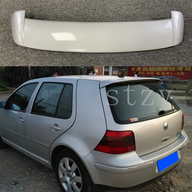1998-2004 ABS Unpainted Grey Back Windshield Spoiler For Volkswage VW Golf 4 IV MK4 Standard and R32 view 2