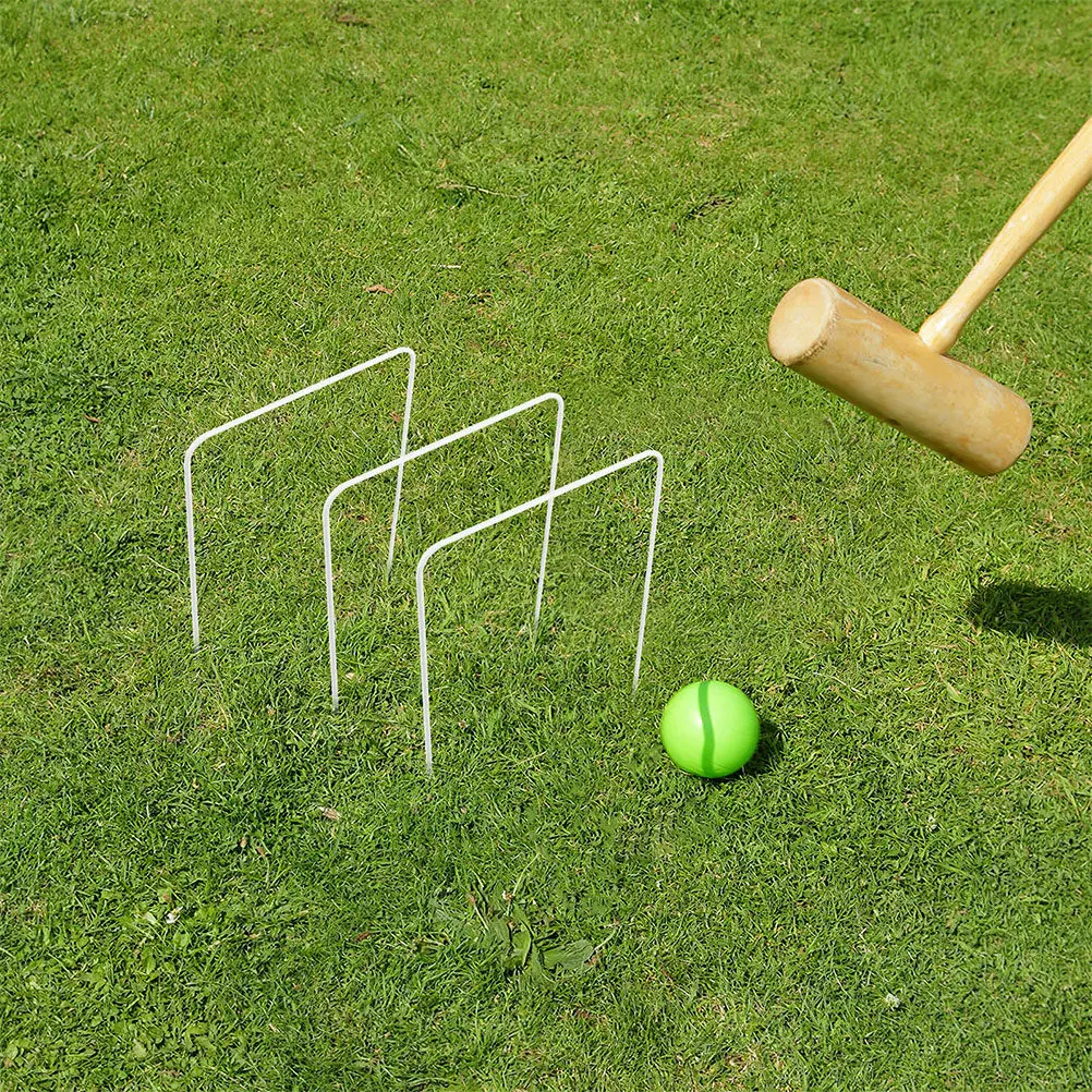 4Pcs Universal Croquet Wickets - Croquet Set Lawn 评论和价格