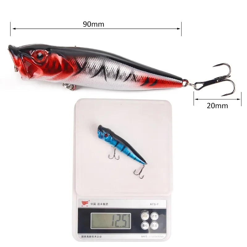 Lua Bait Wave Crawler Popper de superficie – señuelo duro - imagen 2