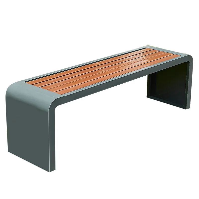 

Stainless steel, park chair, outdoor, bench, leisure, iron frame strip, courtyard, square, open-air rest