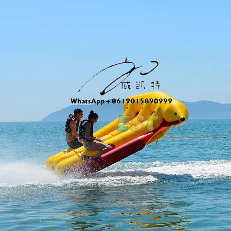 

Banana Inflatable Flying Fish Raft Towable Flying Inflatable Water Ski Tube Sled Flying Fish