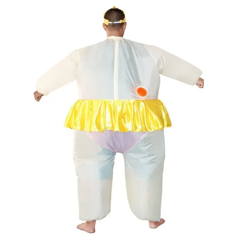 Adult Inflatable Sumo Ballet Costume, Halloween Funny Role Play Outfit, Stage Performance Dress for Holiday Party Show Carnival view 4