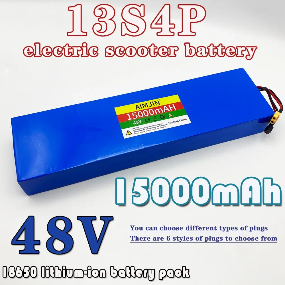 48V 15000mAH 13S4P 18650,Lithium-Ion Battery Pack Suitable for KUGOO M4/ Max Electric Scooters