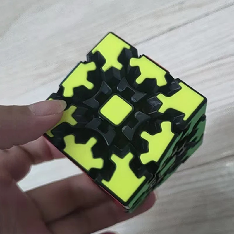 Gear Cube 3x3x3 ลูกบาศก์หมุนลื่น ไม่มีสติกเกอร์ ของเล่นพัฒนาสมองระดับมืออาชีพ สำหรับวัยรุ่น เด็ก และผู้ใหญ่ ของขวัญเสริมพัฒนาการ