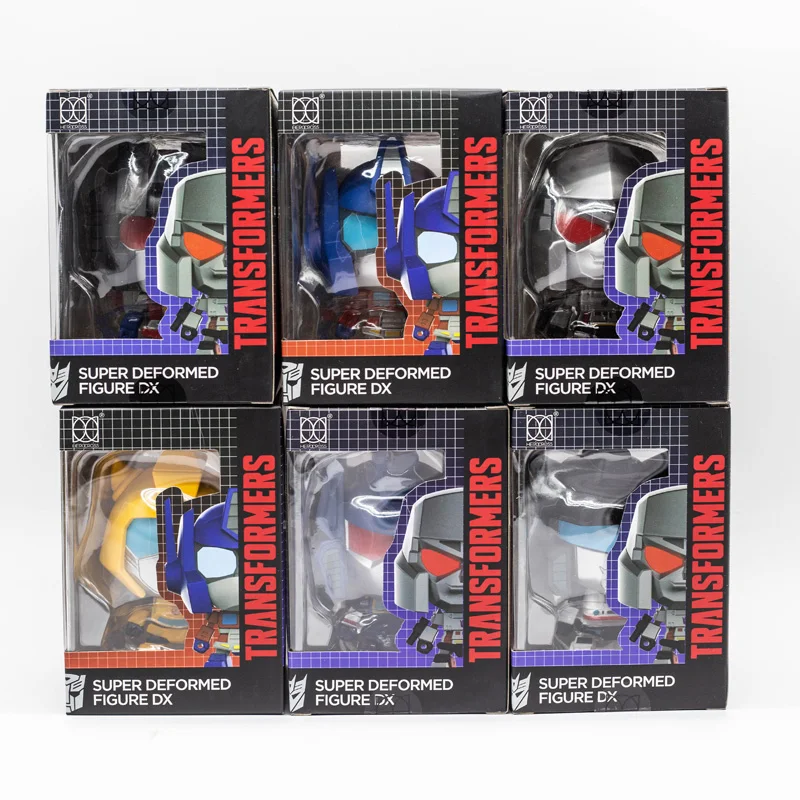 Hasbro-TransDevices Super Deformed Optimus Prime Megatron Bumblebee Butter Toy, Modèle de figurines d'anime, Renforcement des ornements, Cadeaux