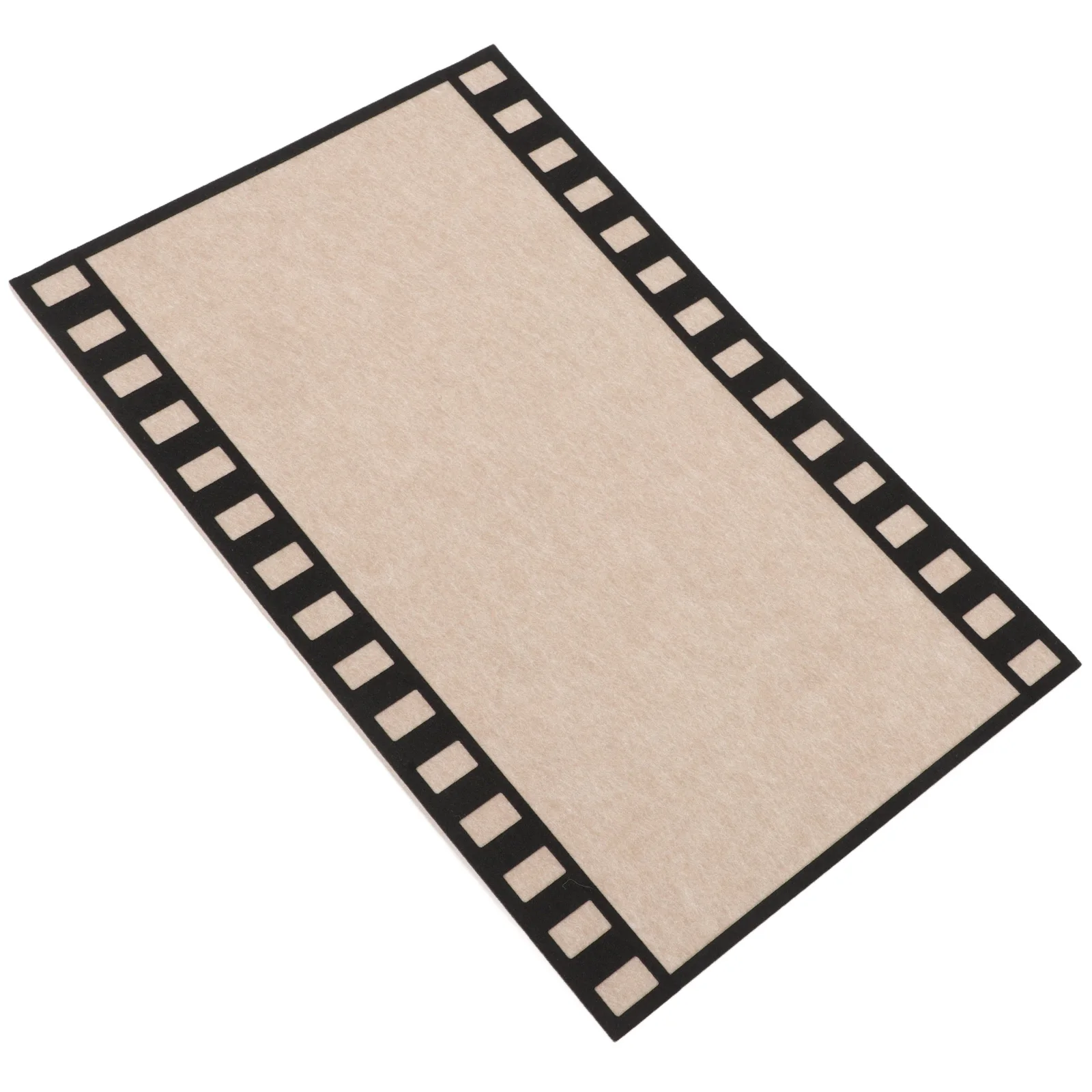 

Vintage Film Strip Felt Memo Board Multifunctional Photo Frame Blank Filmstrip Bulletin Board Office Home Message