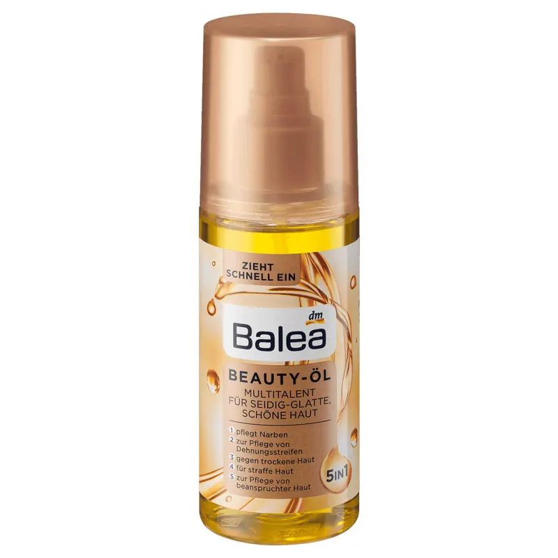 

150 мл Balea Body Oil Solutions Ластик от растяжек для укрепления сухой кожи и шелковистого гладкого лечения Уменьшение шрамов Уход за кожей