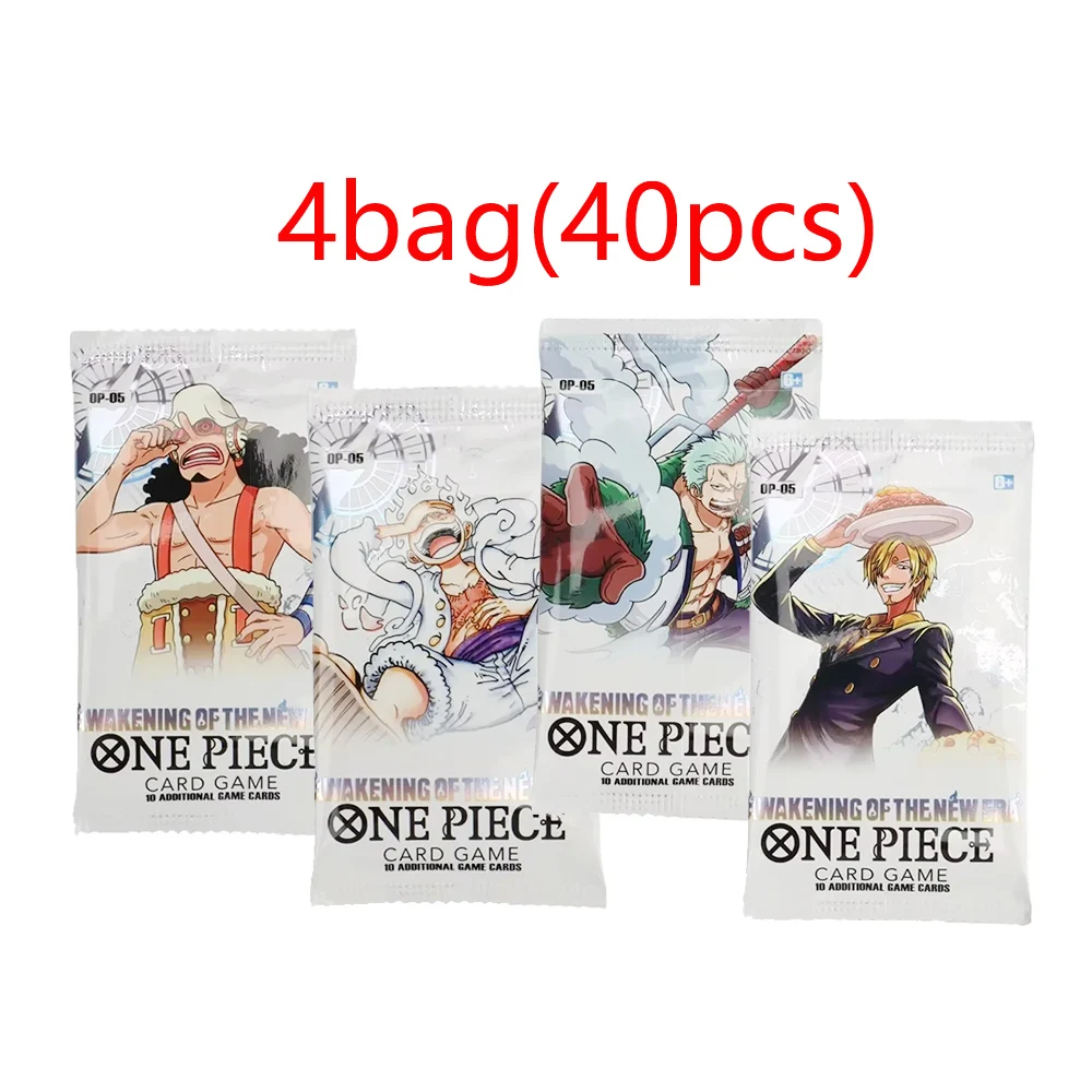 Neu im Angebot: 40/300 Stück Anime ONE PIECE Karten TCG OP-05 Luffy Zoro Shanks Sammelkarten für Kinder als Geschenk und Spielzeug