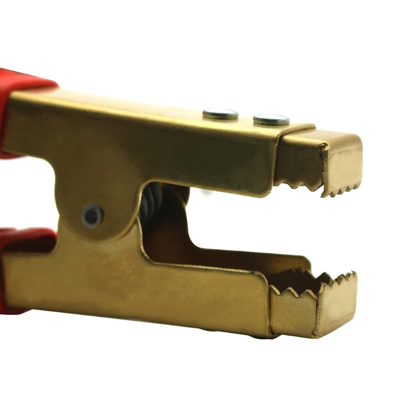 2PCS Thicken Copper 155 Cm Insulated Crocodile Clip Large Alligator Clamp Battery Terminal for Car Auto Vehicle