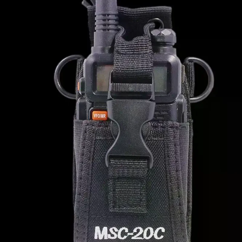 

1 комплект многофункциональных держателей для раций MSC-20C, нейлоновая универсальная сумка для раций UV-5R TYT ICOM