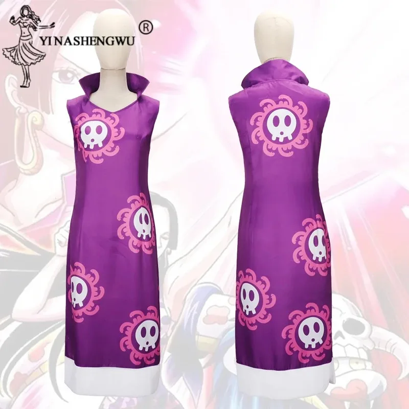 A Bear House Anime Halloween Boa Hancock Cosplay disfraz conjunto joyería para mujer chica vestido Pp1p2t 2025 nuevo