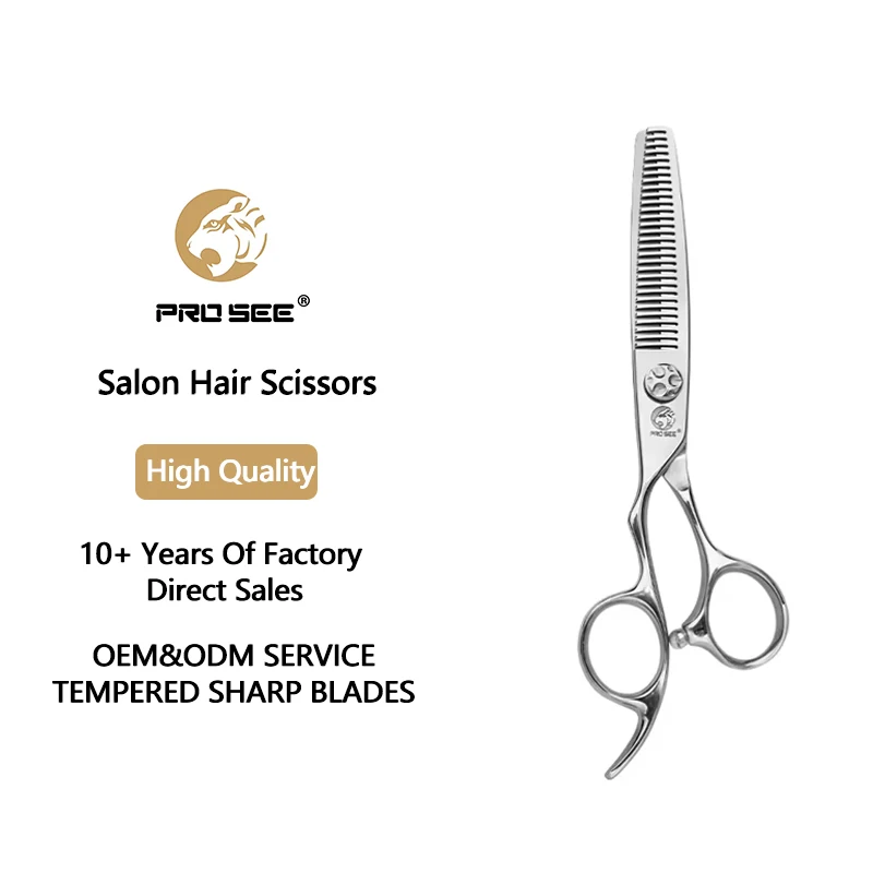 

Professional Hair Scissors Cut Hair Cutting Custom Salon hand Scissor Barber Thinning Scissors Left-handed hairdressing tools