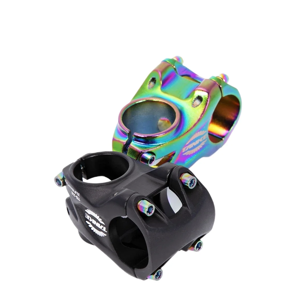 

MTB Colorful Bicycle Short Stem High-Strength CNC 0 Degree Rise 40mm Bike Stem XC DH AM Enduro For 31.8mm Bike Handlebar Stem