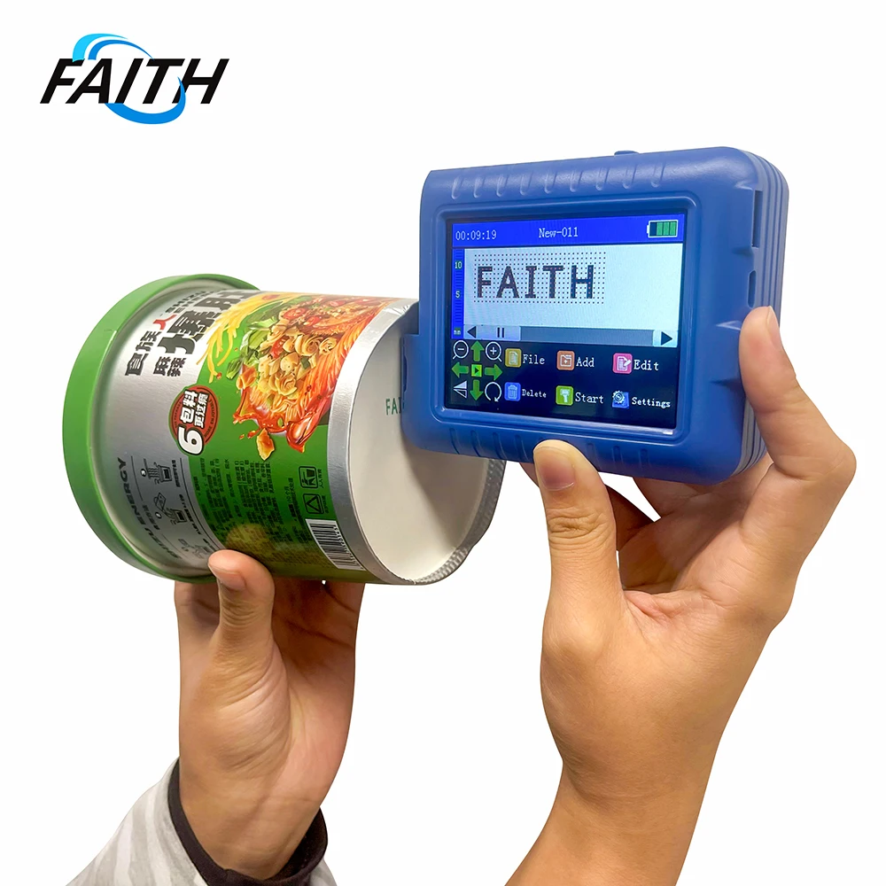 FAITH 2022 Date Serial number Qrcode Barcode Logo Variable data portable mini hand held inkjet printer