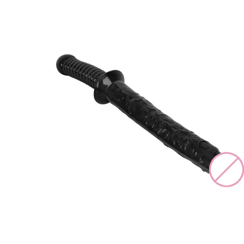 Dildo super lungo Plug anale con manico Pene Big ButtPlug Masturbazione femminile Giocattoli sessuali per donne Uomini Coppia Aduts Prodotti 18+