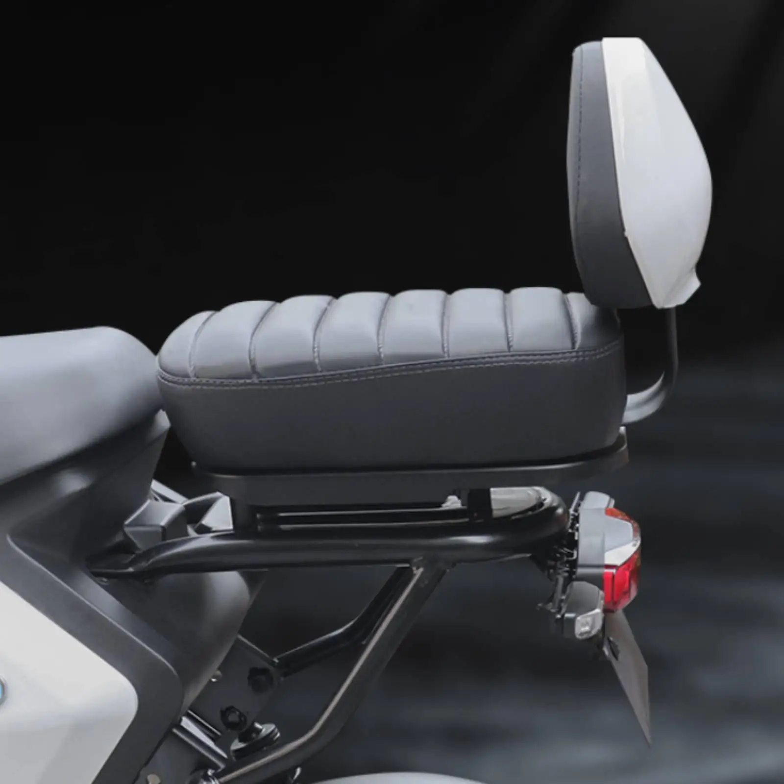 Bike Seat Cushion PU Leather Thickened Comfortable Ergonomic Rear Backrest for Ebike Compatible with UQI UB M2 MS G2 F2 U2