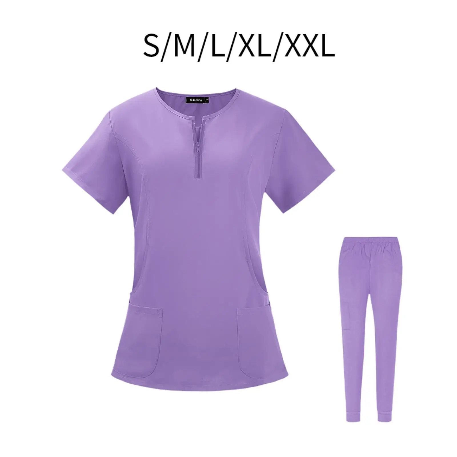 Nursing Uniforms Scrub Set Nurse Top and Pants Female Suit Nursing Uniforms Set