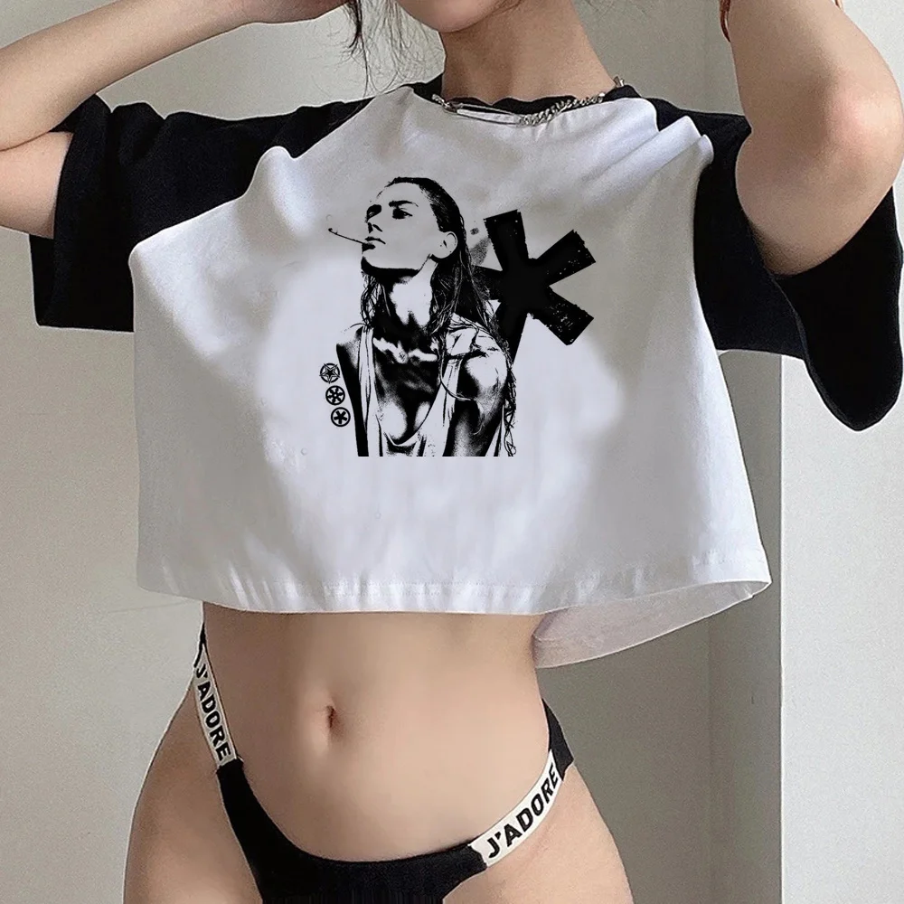 Y2k Tops aesthetic vintage crop top Woman fairy grunge  90s manga aesthetic clothing