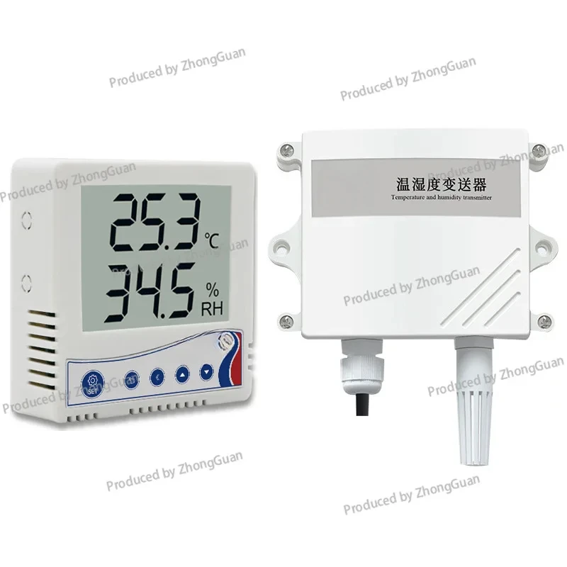 Thermohygrometer Industrial Precision LCD Display 86 Box 485 Output Send Software Temperature and Humidity Sensor Transmitter