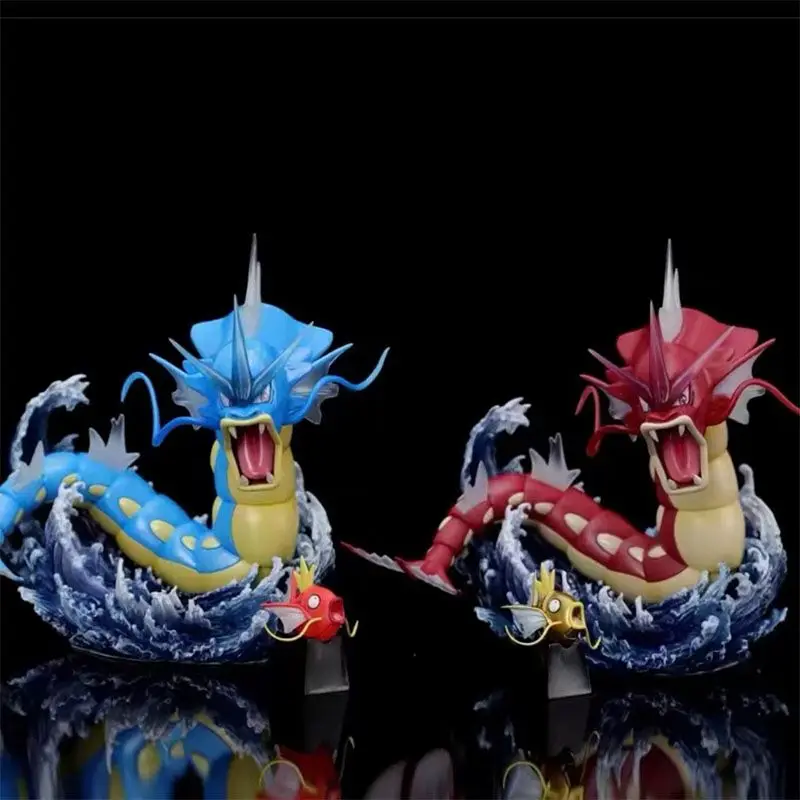 In Stock 16cm Anime Gyarados Pallet Town Figures Gyarados Bicolor Action Figures Pvc Digimon Collection Model Toy Birthday Gifts