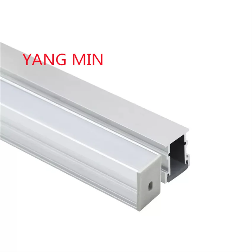 1.5m/buah dekorasi linear lantai/tanah profil ekstrusi LED aluminium untuk lampu batang LED