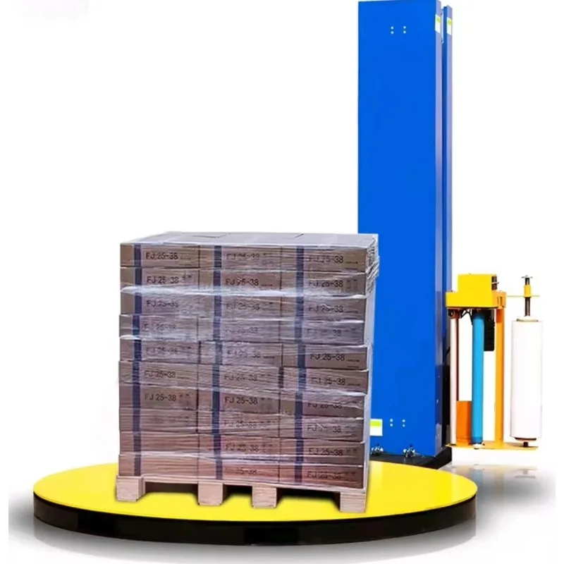 Logistics Warehouse Plastic Film Wrapping Packaging Machine Pallet Packaging Machine Film Plastic Packaging Machine for Poland