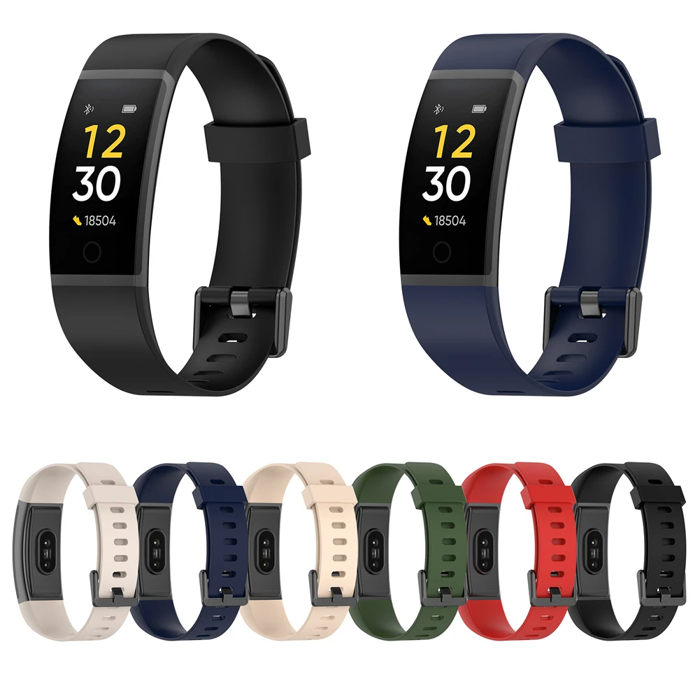 Für Realme Band RMA199 Sport Armband Armband Straps Correa Gürtel Zubehör Weiche Silikon Strap
