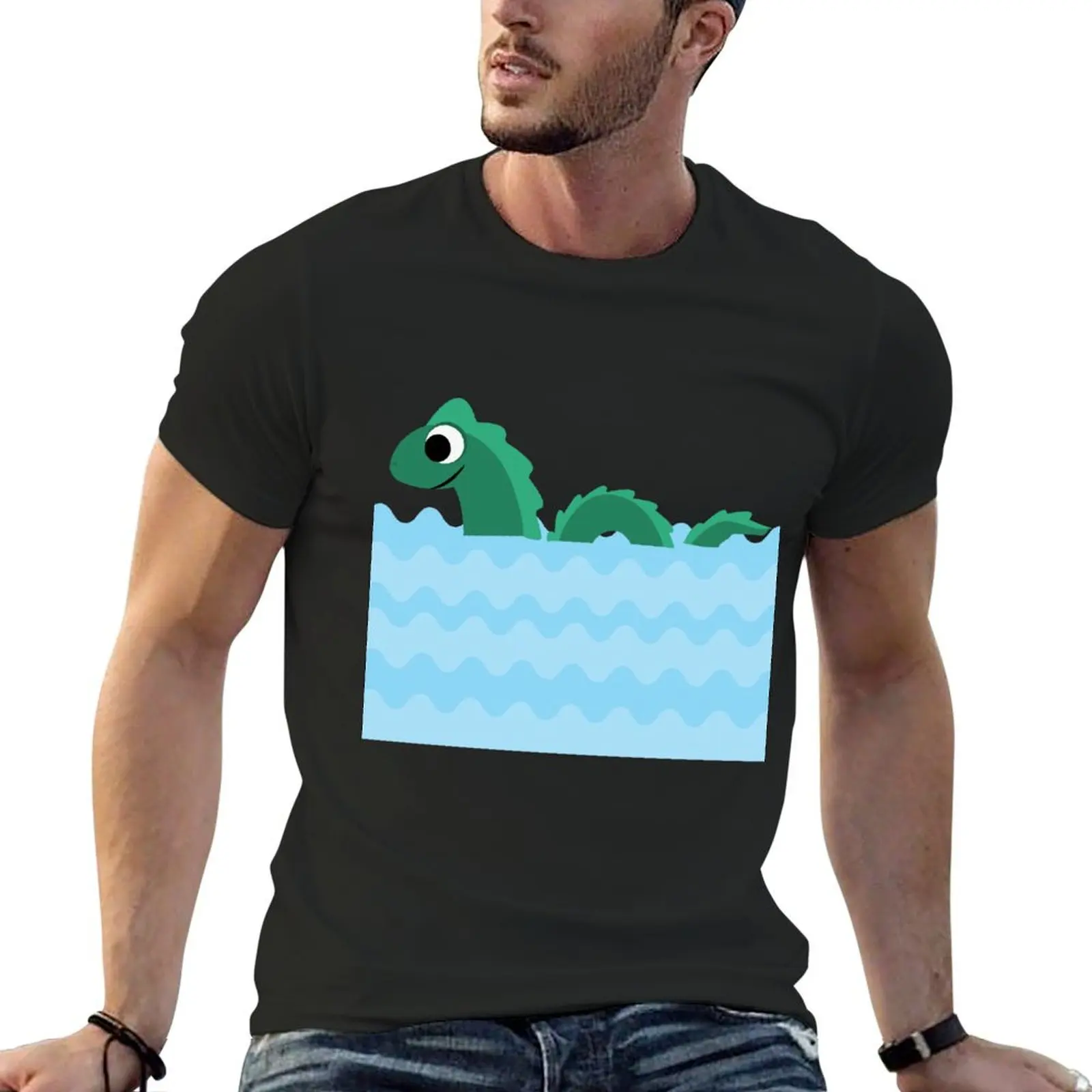 Mysterious Sea serpent T-Shirt essential t shirt custom shirt vintage graphic tee mens graphic t-shirts hip hop