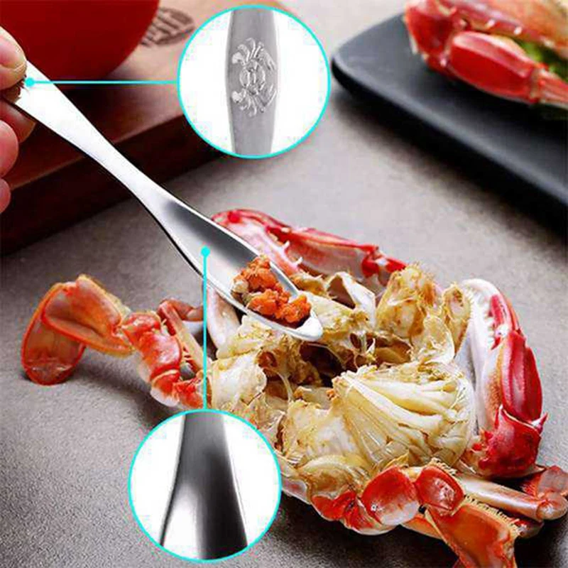 

A67K-7 Pcs Seafood Tools Set Includes 2 Crab Crackers, 2 Lobster Shells, 2 Crab Forks/Pickles And 1 Seafood Scissors
