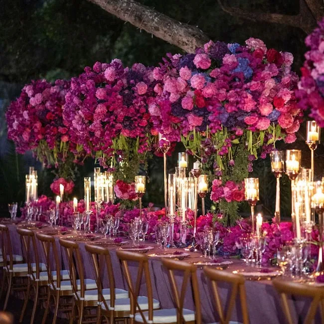 IFG Customised Luxury Fuchsia /darker pink Flower Ball Wedding Centerpieces